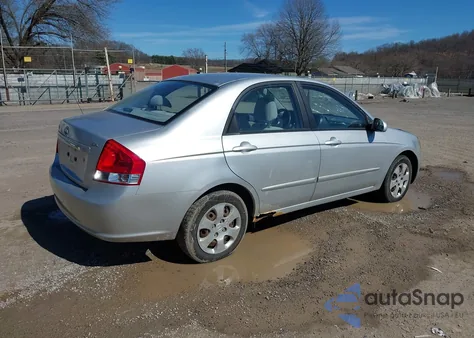 2009 Kia Spectra Ex from USA, damaged, VIN KNAFE221695655340